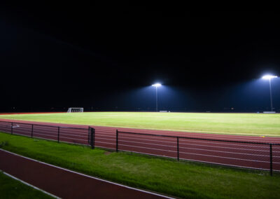 Bayou Academy Soccer Field Sports Lighting