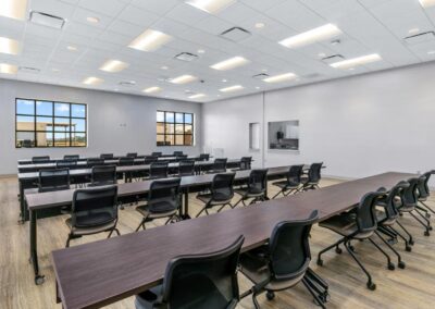 An office features lighting by Robinson Electric