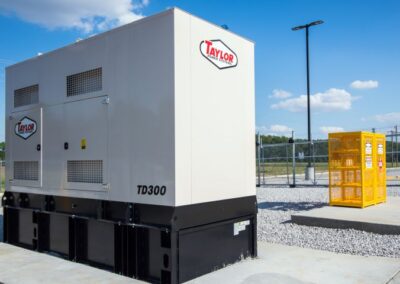 A Taylor generator installed at the Pepsi factory in Greenwood, Mississippi