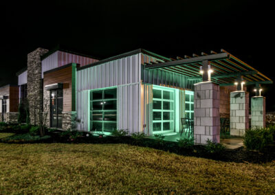 Lighting at night at Statewide Federal Credit Union, by Robinson Electric