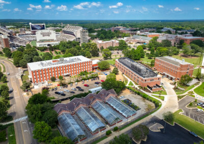 An exterior shot of the Mississippi State University’s South Campus Mechanical Plant