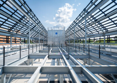 The roof of the Mississippi State University’s South Campus Mechanical Plant
